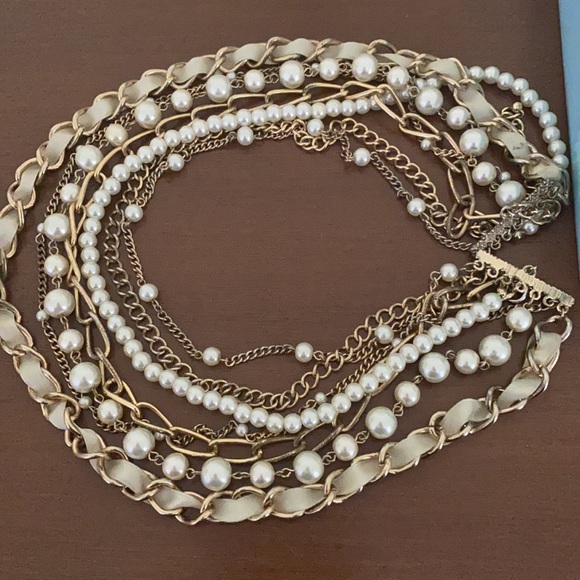 Stella and Dot faux pearl multi strand necklace (Pre-owned) - Picture 5 of 5